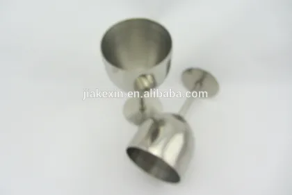 Stainless steel metal goblet