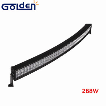4*4 SUV waterproof 288W 50in Curved Off Road Scene working car led light bar