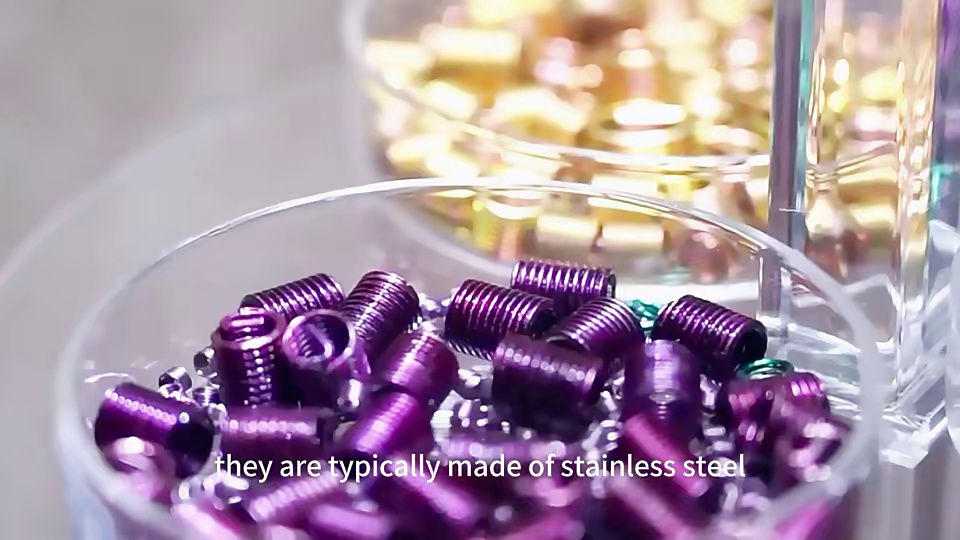 TA2 Titanium Fasteners 3*0.5*3d Threaded Inserts Essential for Industrial