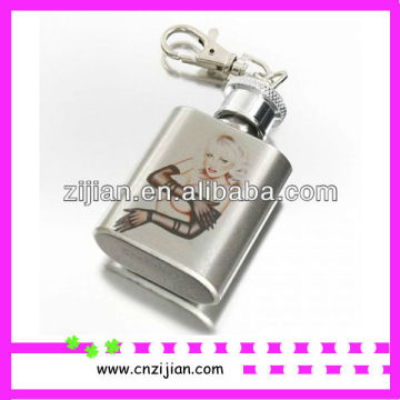 1 oz stainless hip flask