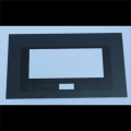 Schwarze Mikrowellen -Ofentürglas -Türplatte