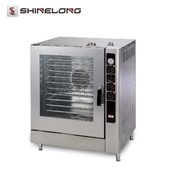 Commercial 10-Tray Electric Combi Oven Steamer