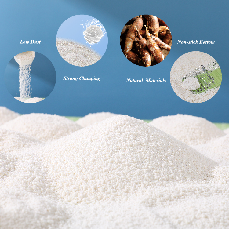 Premium Absorbent Cassava Cat Litter