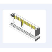 2.54mm idc box header صف مزدوج مع آذان