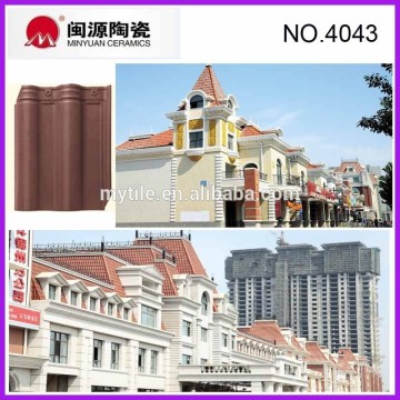 Alibaba china ceramic clay roof tile / spanish clay roof tile