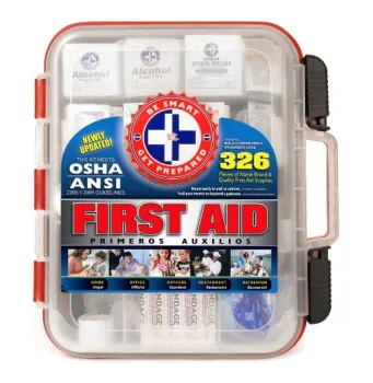 Multi function well organized 326pcs first aid kit