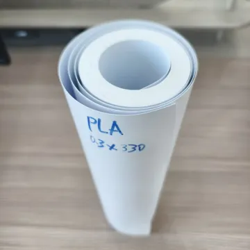 White PLA Biodegradable Plastic Sheet Rolls