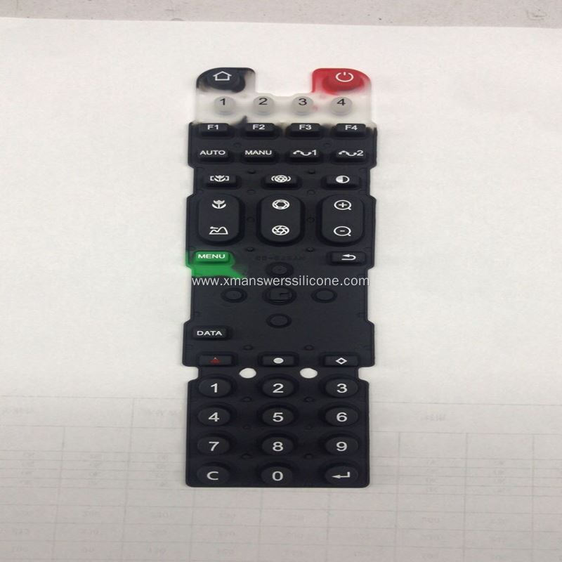 Custom remote control silicone rubber keypad button