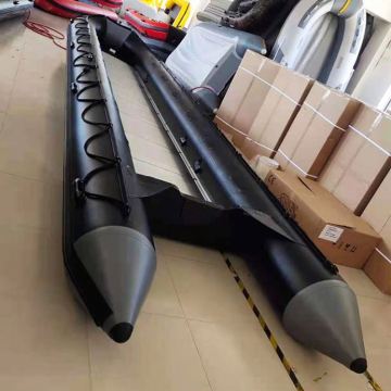 High Quality Inflatable Paddle Boat with Aluminum Floor and PVC Air Tubes