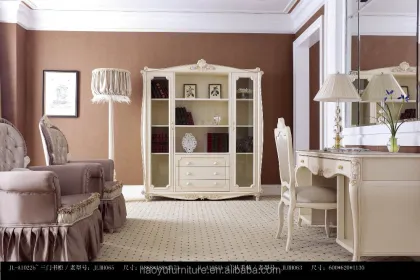 Antique Luxury Solid Wood Wardrobe for Home