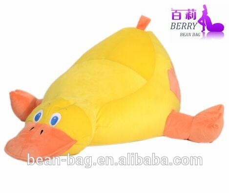 Indoor Colorful Duck shape kids Bean Bag