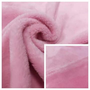 100%Polyester Double Side Flannel Knitting Fabric