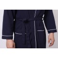 jubah pakaian spa kapas panjang unisex jubah wafel wafel