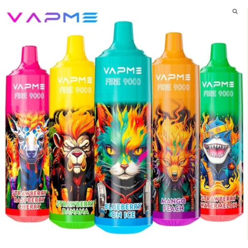 VapMe Fire 9000 recarregável 9000 Puffs E-cig