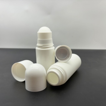 Hot Sale Plastic Roll-On Bottles - 50ml & 80ml with White Ball and Cap