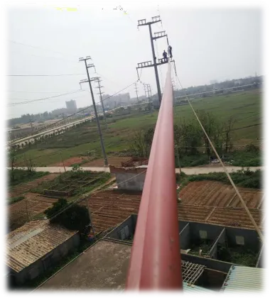 Overhead power line insulation sleeve