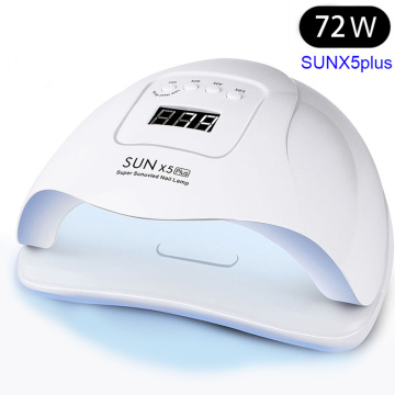 72W UV LED Nail Lamp with 36 Pcs Leds For Manicure Gel Nail Dryer Drying Nail Polish Lamp 30s/60s/90s Auto Sensor Manicure Tools