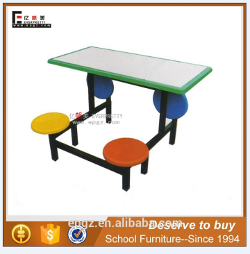 Modern Dining Room Furniture Fiberglass Dining Table and Stool