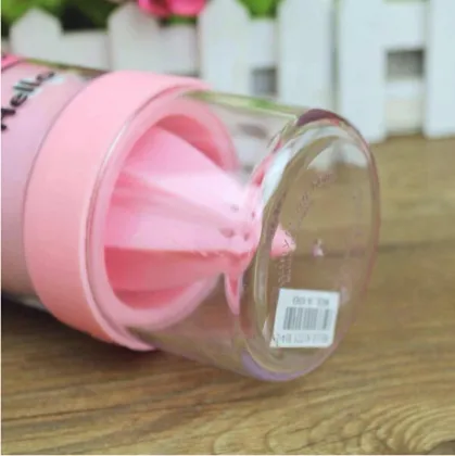 BPA Free plastic Hello Kitty cup Lemon cup fruit infuser water bottle for kids
