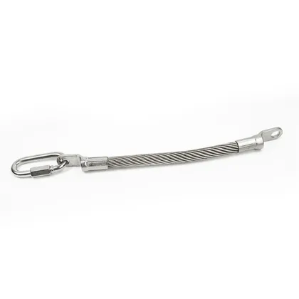 PE coated wire rope assembly stainless steel