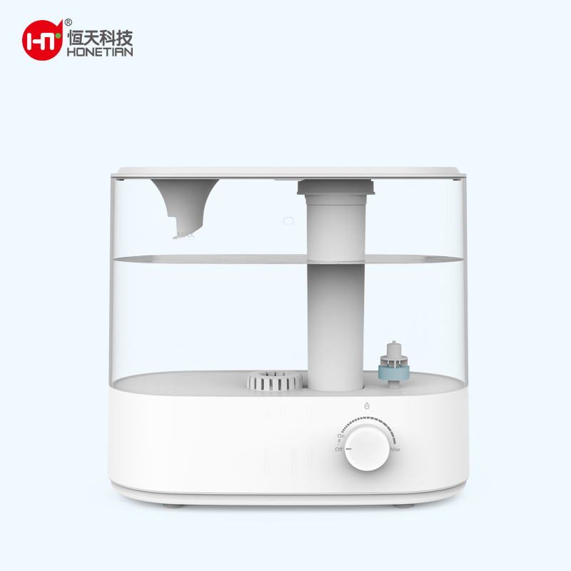 HONETIAN transparent water tank visible water level knob control 4.0L capacity custom colors indoor plastics top fill humidifier