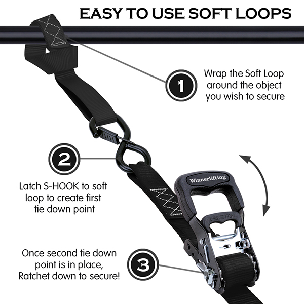 Easy To Use Ratchet Straps