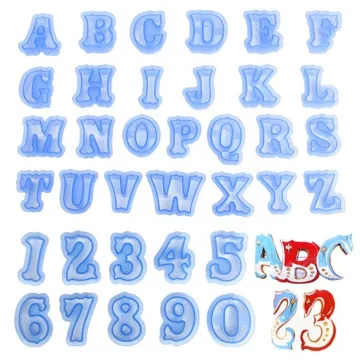 Arabic Alphabet Cookie Cutter Set for Cake Decorating
