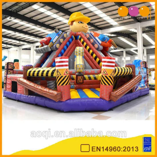 AOQI little builder fun city/inflatable fun city made from professional manufacturer