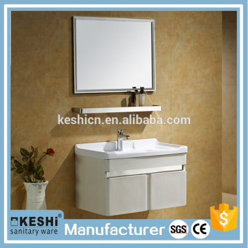 KESHIS Modern Style Aluminum Bathroom Cabinet with mirror