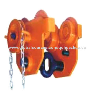 GCL620 series geared trolley with hand chain, ISO 9001