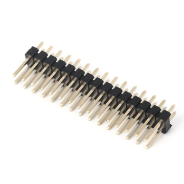 Pin spacing 2.54mm double row 180 degrees