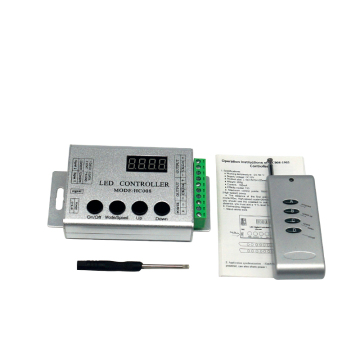 HC008 DC5-24V RF 4KEYS रिमोट एलईडी पिक्सेल SPI कंट्रोलर WS2811/2812/1903/16703 के लिए