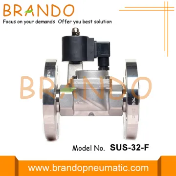 1-1/4'' Flange Stainless Steel High Temp Solenoid Valve