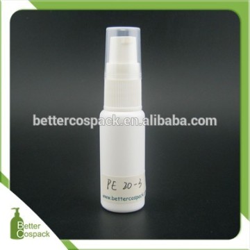 20ml plastic pump cream bottles hdpe treatment pump top bottle