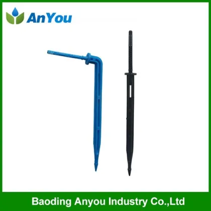 Blue bend drip arrow for irrigation