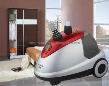hotel fabric iron steamer with LED screen with warning system