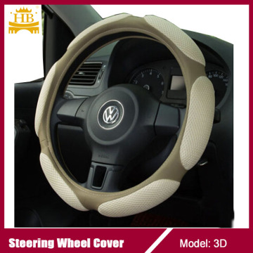 New design 3D various color alcantara car steering wheel cover auto