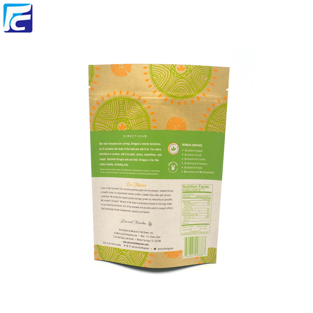 food Kraft paper bag food Kraft paper bag