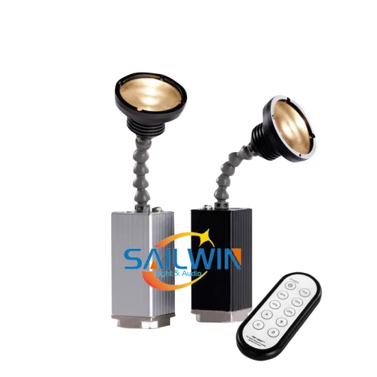 Wireless Portable 10W Warm White Zoom Battery-Powered Mini LED PinSpot Stage Light