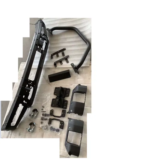 Steel Front Bumper, Side Step, and Chassis Guard for Ford Bronco 4X4 Vehicles