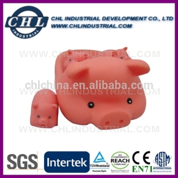 Logo printed floating pig set for promotion