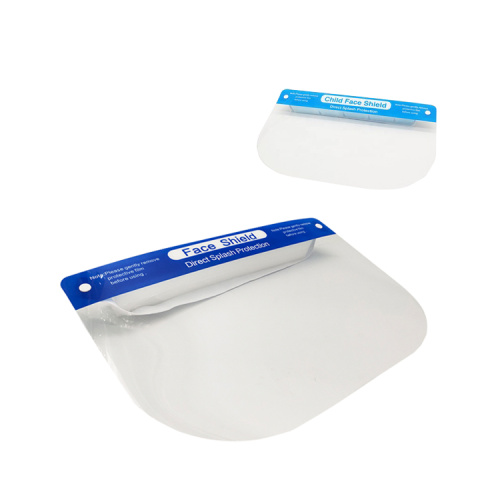 Disposable Plastic Face Shield Disposable plastic transparent splash face shield Supplier