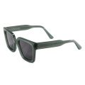 Green Lens Acetate Sunglasses