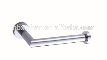 wall fitting bathroom accessories,wholesale chrome plating solid brass toilet roll holder without lid