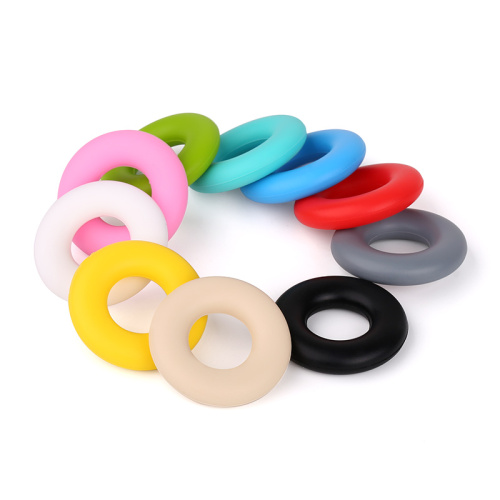 Loose Teething Ring Silicone Beads