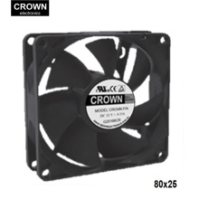 Crown 12V 24V 8025 Ventilador de DC de flujo axial