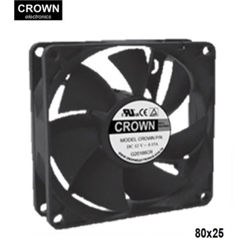 CROWN 12V 24V 8025 Axial Flow DC Fan