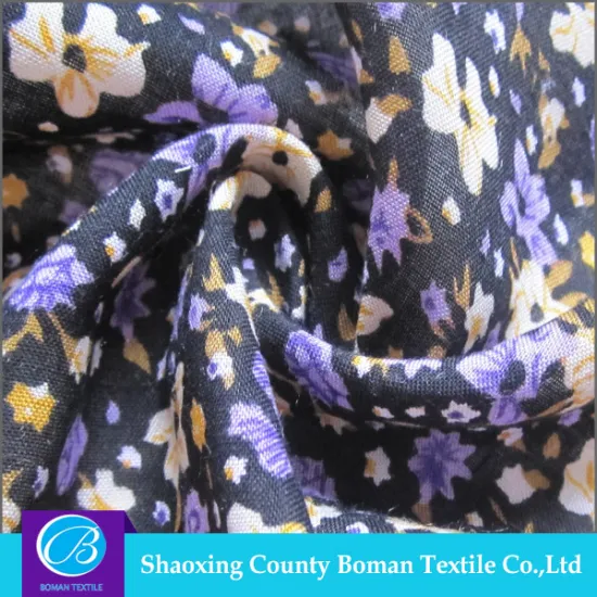 wholesale fabric china Best selling Dress Woven print flower fabric