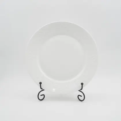 Fresh style embossed dinnerware set new bone tableware set