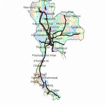 Thailand Esri Shape Digital Map
